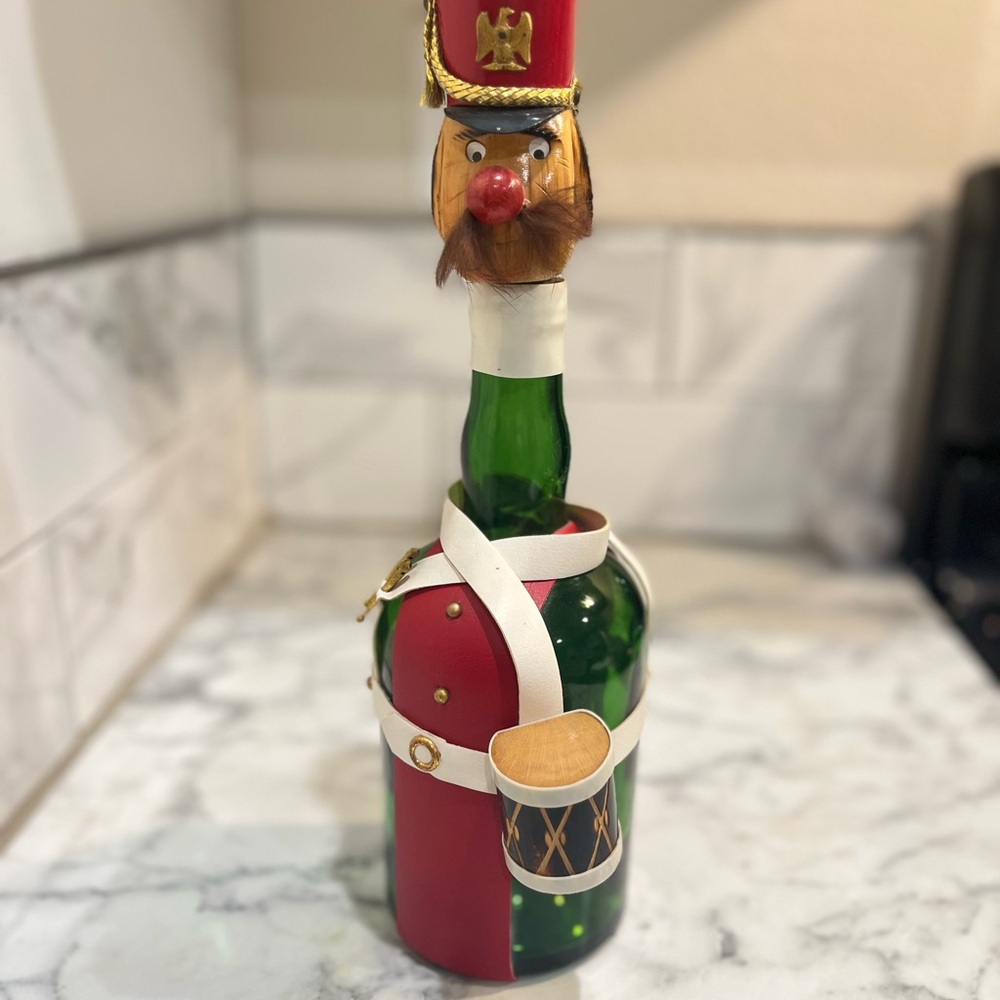 VTG Smirnoff Vodka Decanter Bottle Holder